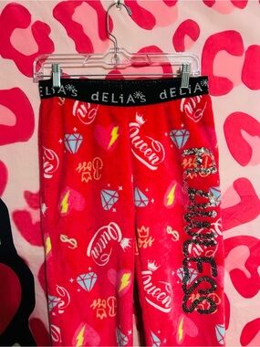 Y2K Delia’s Fleece Pajama Pants